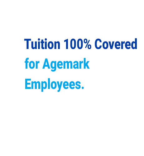 Tuition 100% Covered for Agemark Members